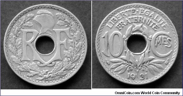 France 10 centimes.
1931