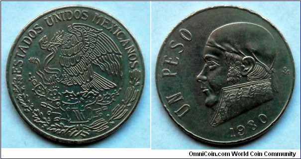 Mexico 1 peso.
1980 (II)