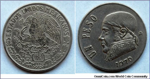 Mexico 1 peso. 1970
(II)