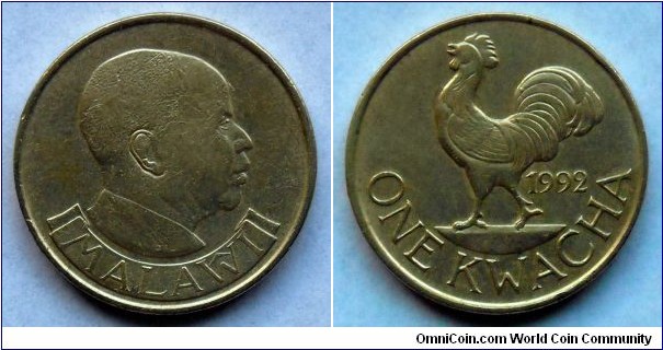 Malawi 1 kwacha.
1992