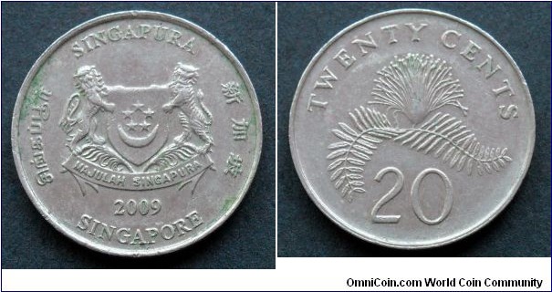 Singapore 20 cents.
2009