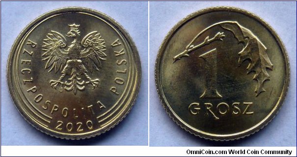 Poland 1 grosz.
2020