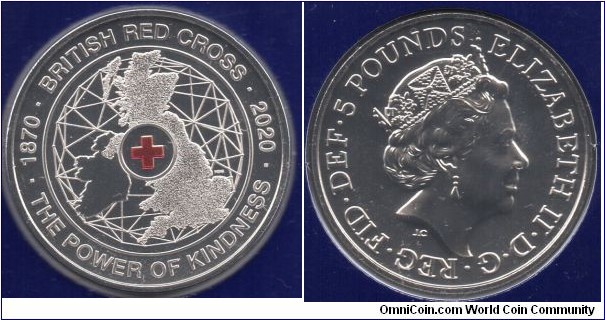 £5. 150 Years of the British Red Cross.