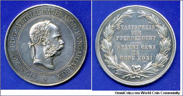 State award for success in horse breeding.
*A* - Wien mint.


Ag900f.