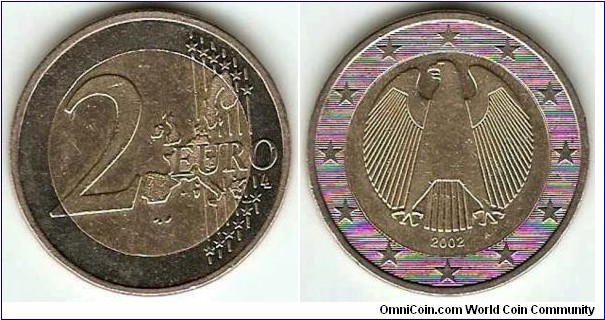 2 Euro (circular eagle - A)