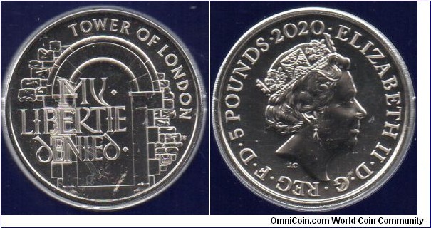 £5 Tower of London, The Infamous Prison