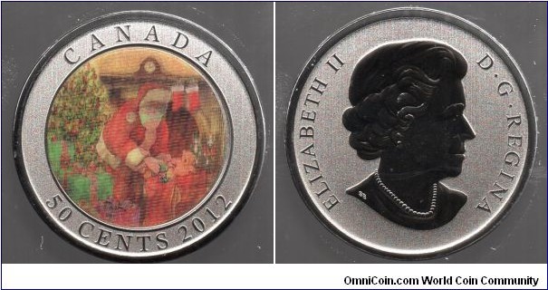 50c Santa's Magical Visit, Lenticular