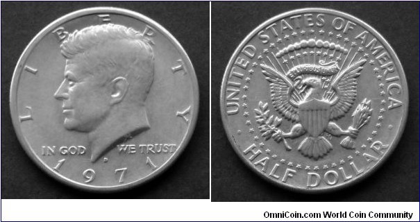 1971 D Kennedy Half Dollar