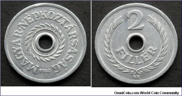 Hungary 2 filler.
1952