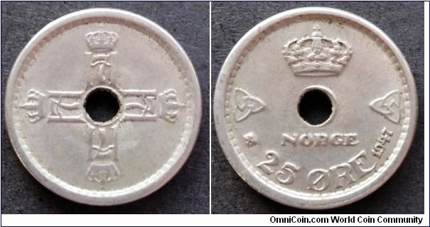 Norway 25 ore.
1947