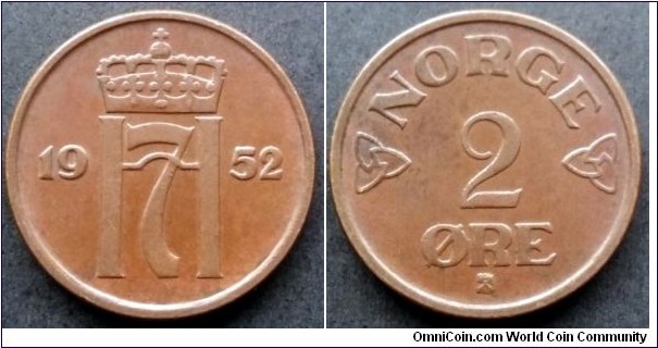 Norway 2 ore.
1952