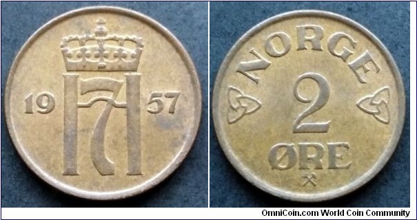 Norway 2 ore.
1957 (III)
