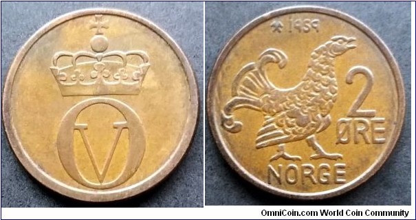 Norway 2 ore.
1959