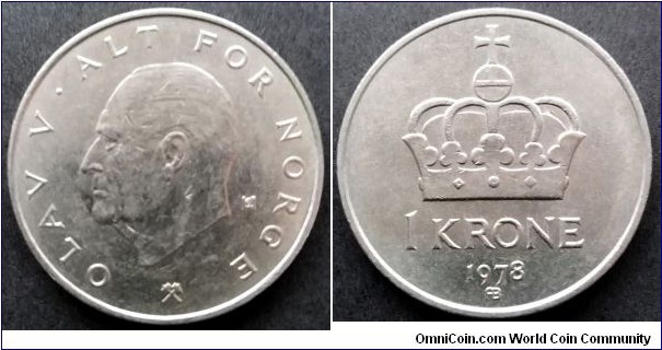 Norway 1 krone.
1978