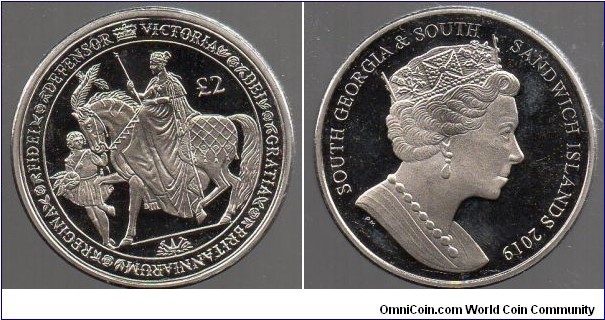 £2 Bi-Centenary of the Birth of Queen Victoria.