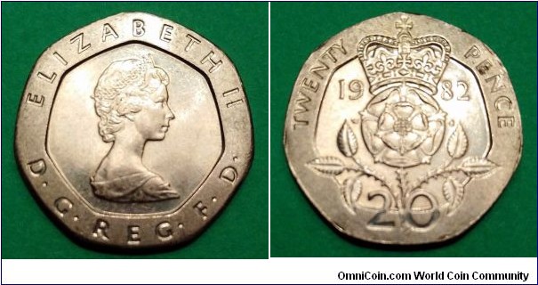 20 pence. 1982 (III)