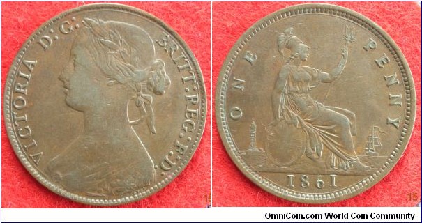 UK penny. Freeman 025. Ex Bamford 2006. [08221].