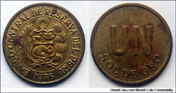 Peru 1 sol.
1976