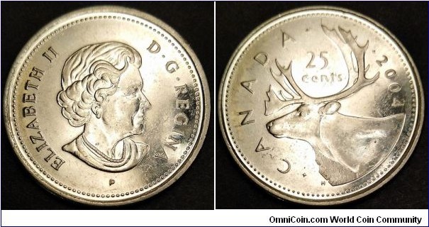 Canada 25 cents.
2004