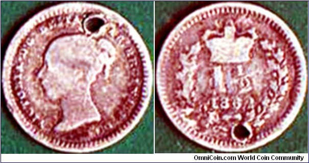 Great Britain 1-1/2 Pence (3 Half Pence).

Circulated in the British West Indies colonies.