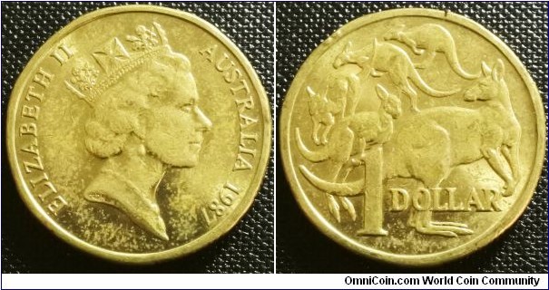 Australia 1987 1 dollar, NCLT. Pulled from circulation. Ex proof? 