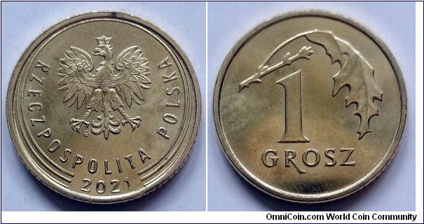 Poland 1 grosz.
2021