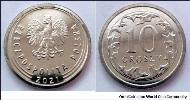 Poland 10 groszy.
2021