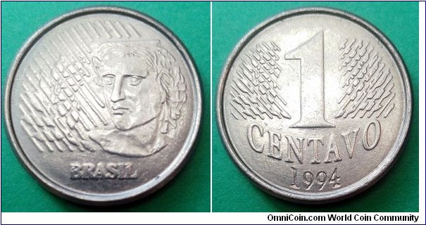 Brasil 1 centavo.
1994