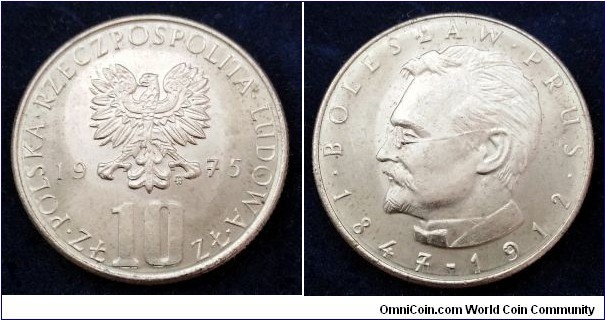Poland 10 złotych.
1975 (II)
