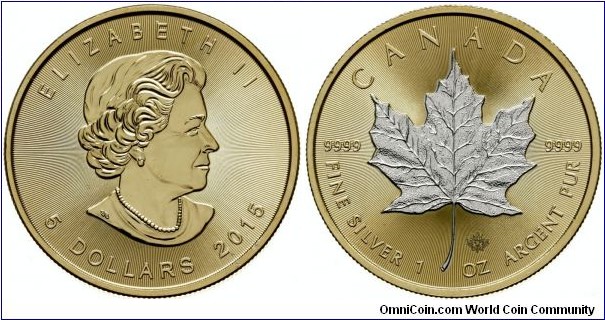 5 Dollars - Meaple Leaf. Silver bullion coinage.