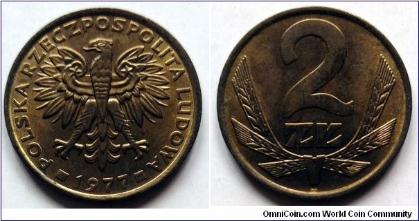 Poland 2 złote.
1977