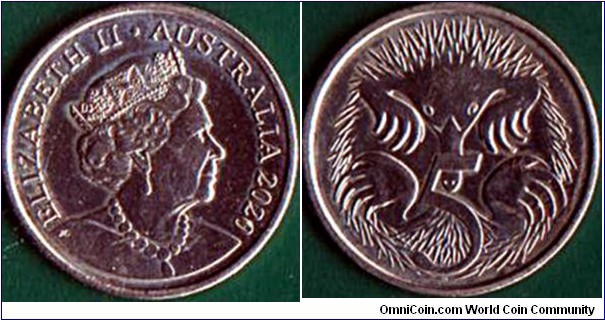 Australia 2020 5 Cents.