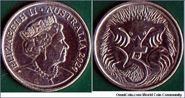 Australia 2020 5 Cents.