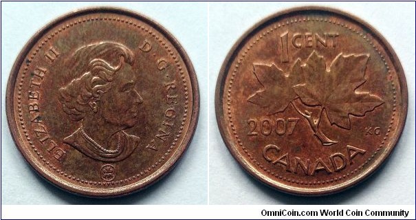 Canada 1 cent.
2007
