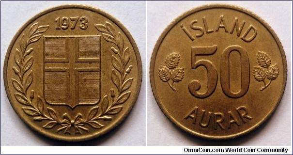 Iceland 50 aurar.
1973 (II)