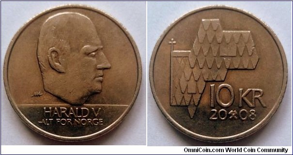 Norway 10 kroner.
2008