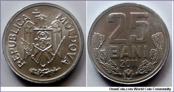 Moldova 25 bani.
2011