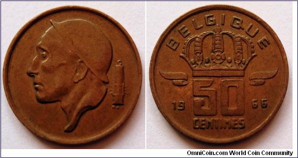 Belgium 50 centimes.
1966, Belgique