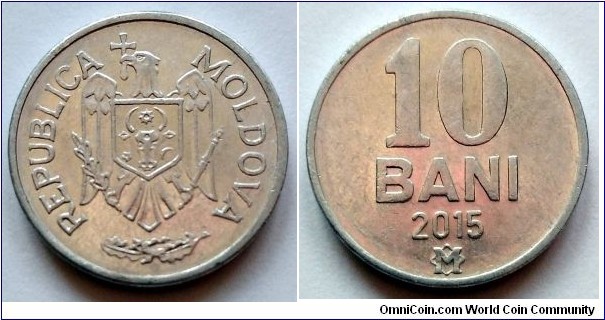 Moldova 10 bani.
2015