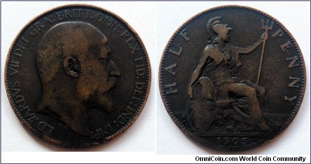 1905 Half penny