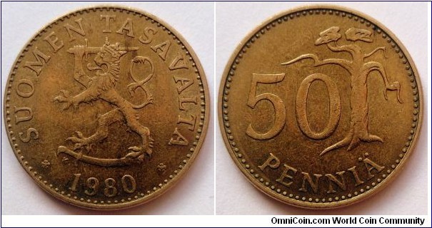 Finland 50 pennia.
1980 K (II)