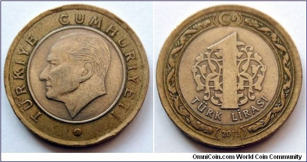 Turkey 1 lira. 2013