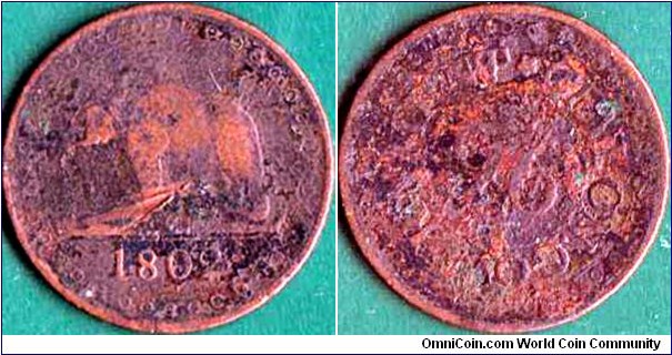Ceylon 1802 1/96 Rixdollar.