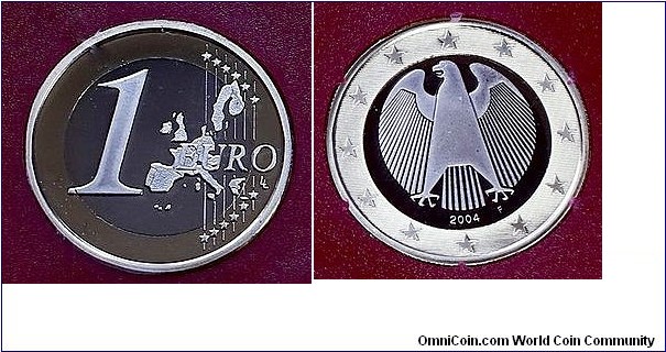 1 Euro 2004 F - Stuttgart. Proof.