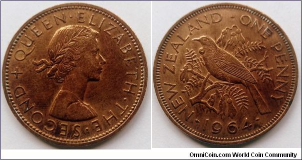 New Zealand 1 penny.
1964