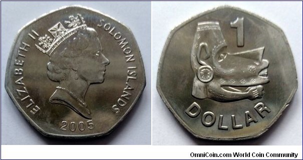 Solomon Islands 1 dollar. 2005