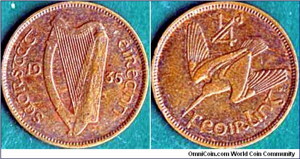 Ireland 1935 1 Farthing.