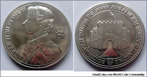 Silver Jubilee - Queen Elizabeth II. Southampton.