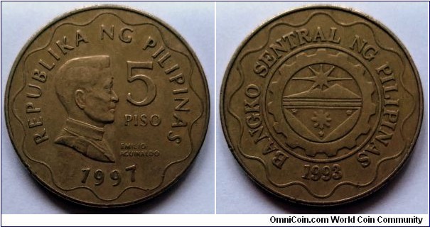 Philippines 5 piso.
1997