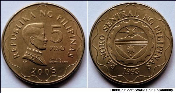 Philippines 5 piso.
2005